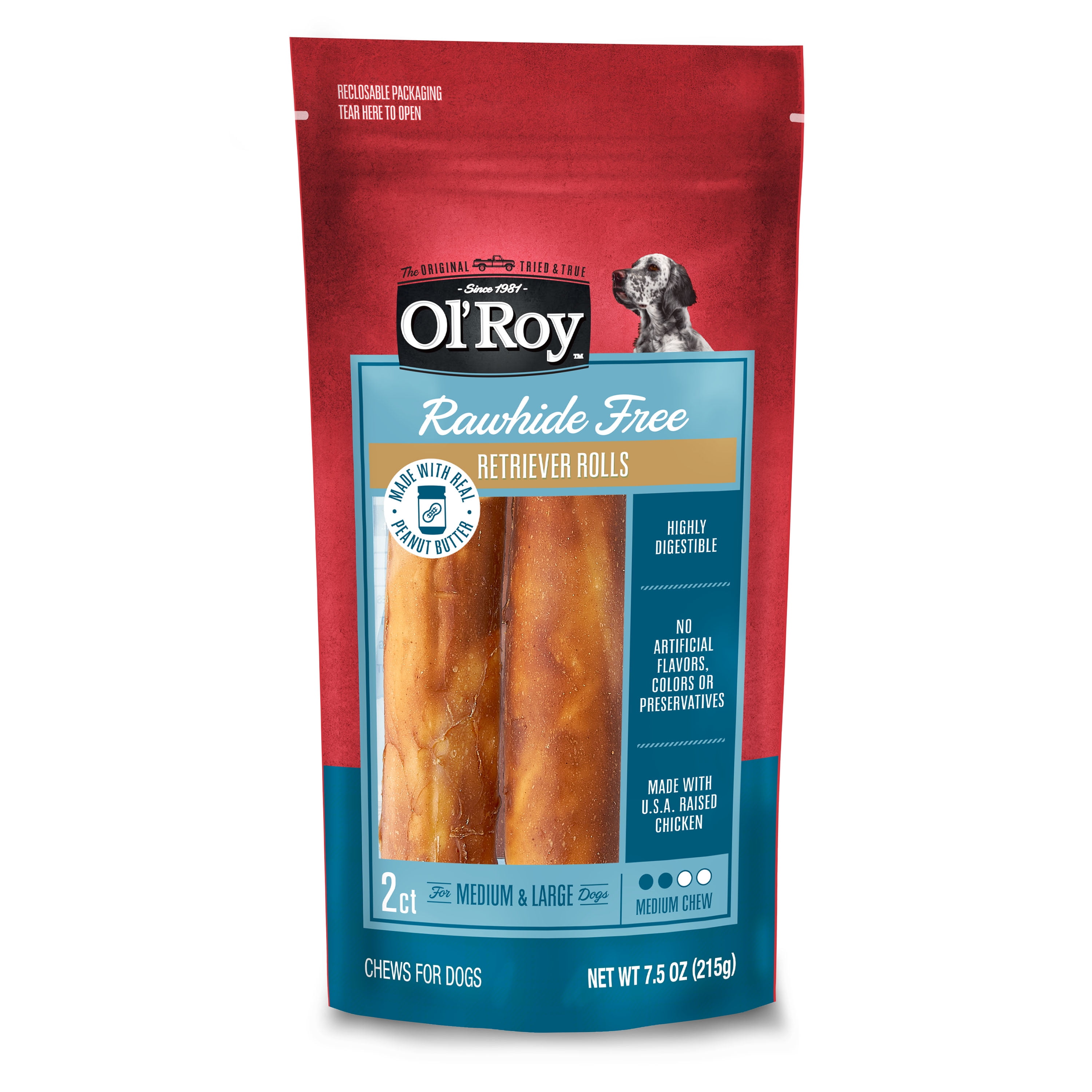 Ol roy chicken outlet recipe and beefhide wraps