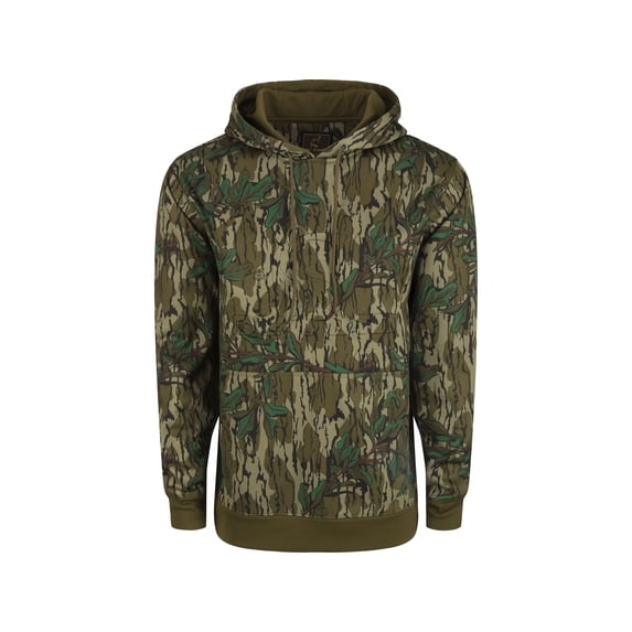 Ol Tom Embossed Logo Fleece Hoodie Greenleaf Medium
