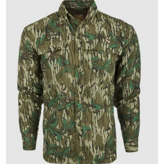 Ol' Tom Men's Mesh Back Flyweight 2.0 Long Sleeve Shirt Mossy Oak Obsession Large