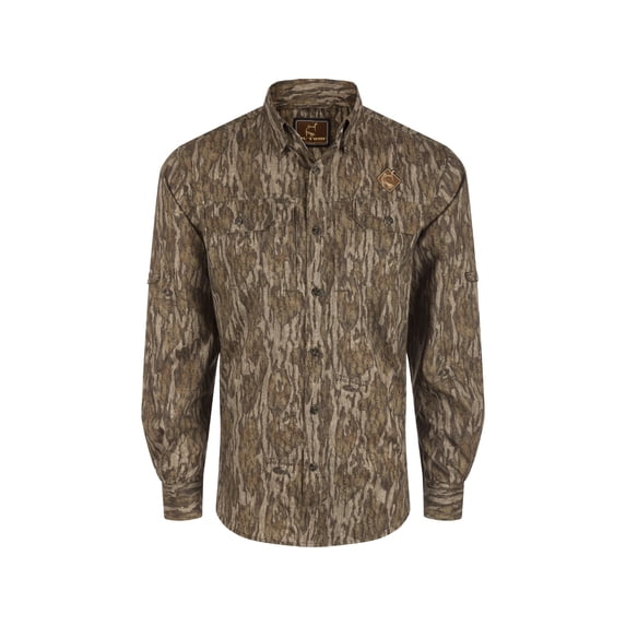 Men's LS Camo Wingshooter Trey Bottomland Medium