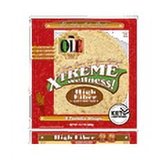 Ol Xtreme Wellness High Fiber Keto Certified Flour Tortillas 12.7 oz 8 Count (Pack of 2)