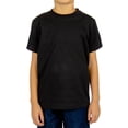 thumbnail image 1 of Ola Mari Unisex Kids Crew Neck T Shirt, Small, Black, 1 of 4