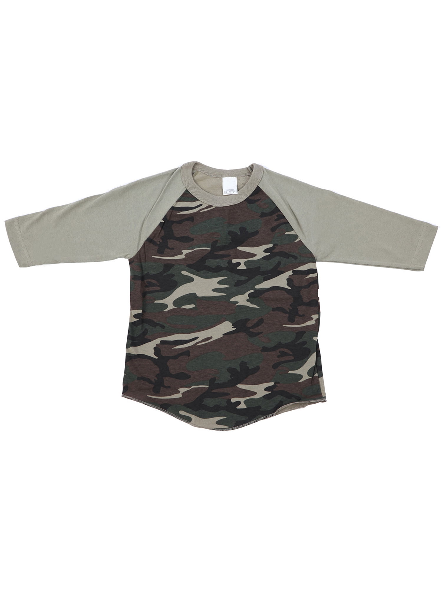 Camo baseball hot sale tee