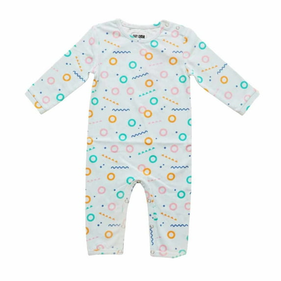 Ola! Otter Infant Full Sleeve Romper | Organic Cotton | Comfortable Everyday Baby Wear| Cozy Baby Sleep Play Romper