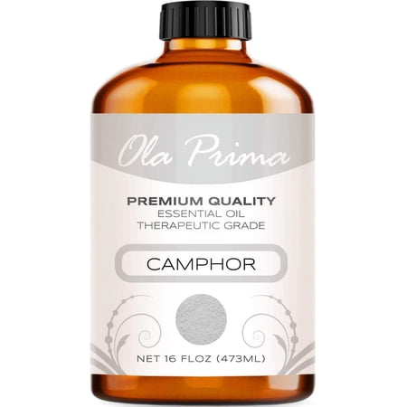 Ola Prima Camphor Essential Oil, 16 fl oz