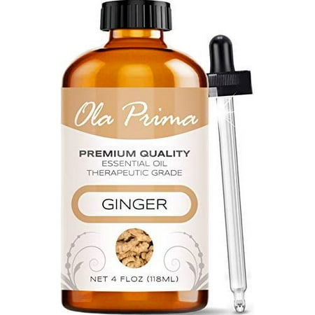 Ola Prima Ginger Essential Oil, 4 Fl oz