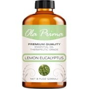 Ola Prima Oils 8oz - Lemon Eucalyptus Essential Oil - 8 Fluid Ounces
