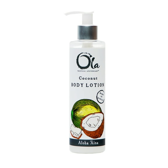 Ola Tropical Apothecary Coconut Body Lotion with Pure Tropical Oils and Plant Extracts - 8.45 Fl Oz