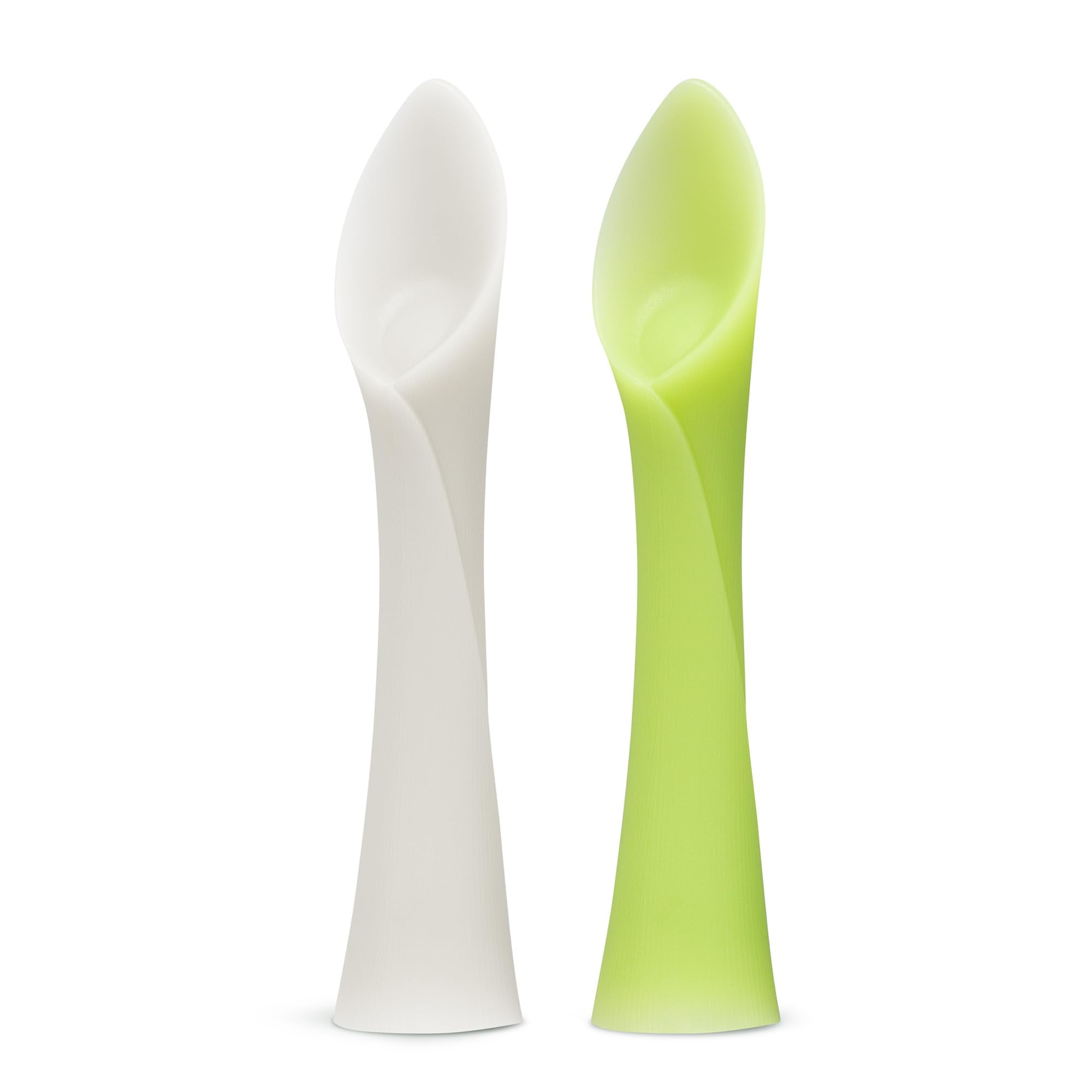 Olababy 100% Silicone Soft-Tip Training Spoon for Baby Led Weaning ...