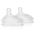thumbnail image 1 of Olababy GentleBottle Silicone Replacement Nipple - 2 Pack - Slow Flow (0-3 mo), 1 of 2