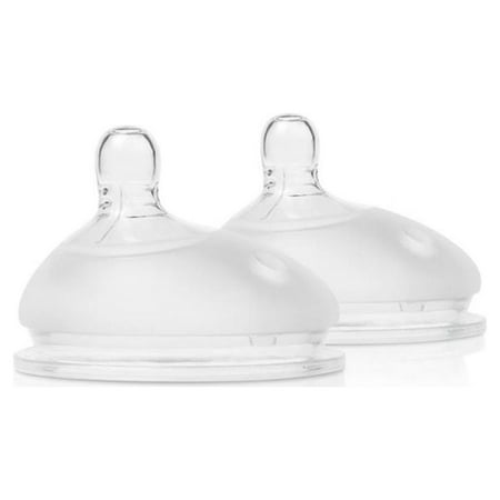 Olababy GentleBottle Silicone Replacement Nipple - 2 Pack - X Cut (Think Liquid)