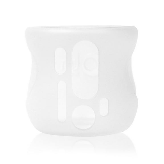 Olababy Silicone Sleeve for Avent Natural Glass Baby Bottles (4 oz, Translucent)