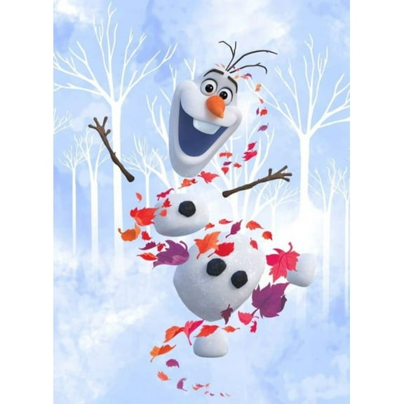 Olaf Diamond Painting Kits, Diamond Art Kits for Kids, 5D Diamond Painting, Diamond Painting Picture for Home Decoration 12x16 inch