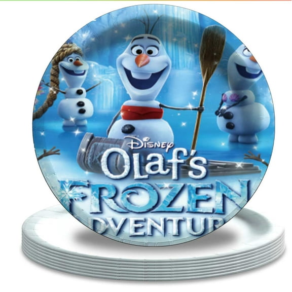 Olaf Plates Birthday Party Supplies Decorations Tableware Disposable Dinnerware