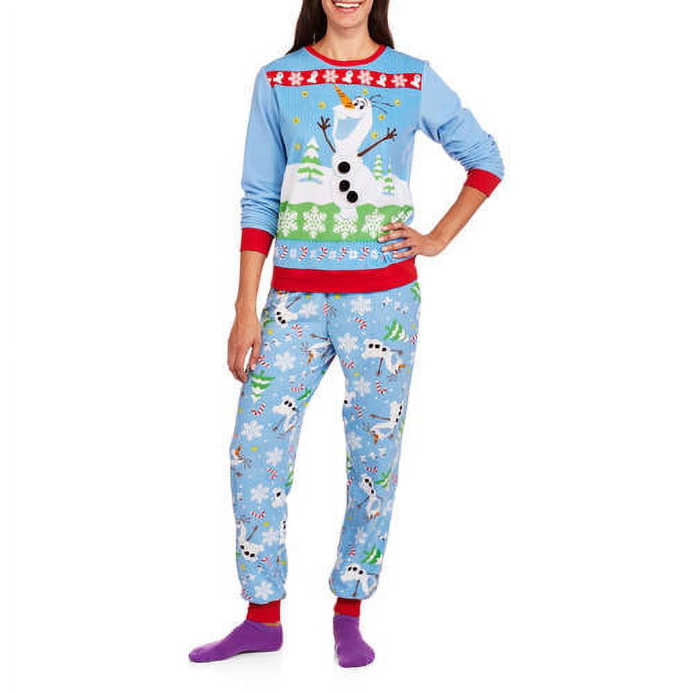 Womens Olaf Pajamas Christmas Pajamas Olaf Pyjamas Adults New Mens