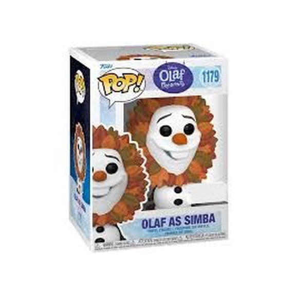 Olaf as Simba 1179 Exclusive Funko Pop With Protector