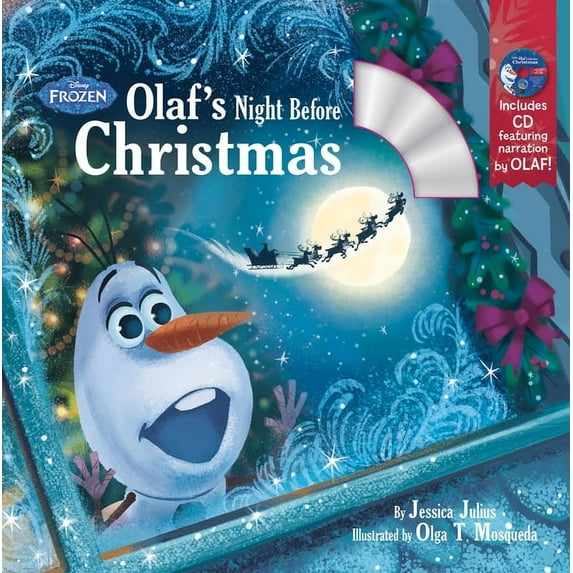 Olaf's Night Before Christmas Book and CD