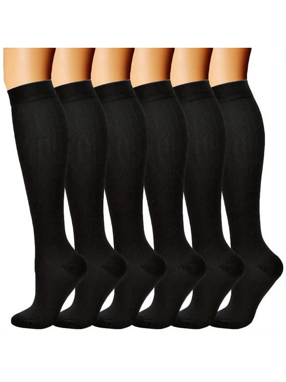 Compression Socks Women and Men, 20-30mmHg, Knee High Stockings for Circulation, Best for Nurses, Travel, Running, Athletic, Pregnancy
