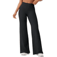 thumbnail image 1 of Olaglory Flare Leggings for Women Bootcut Yoga Pants Women, No Front Seam, High Waist, Tummy Control, Buttery, Booty Lifting for Casual Workout Gym, Black, 1 of 7