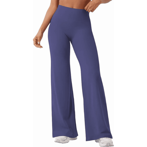 Olaglory Flare Leggings for Women Bootcut Yoga Pants Women, No Front Seam, High Waist, Tummy Control, Buttery, Booty Lifting for Casual Workout Gym, Deep Cobalt