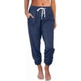 thumbnail image 1 of Olaglory Joggers for Women High Waisted Elastic Women Sweatpants with Pockets & Drawstring Casual Lightweight Yoga Pants Fall Winter Clothes 2026, Navy Blue, 1 of 8