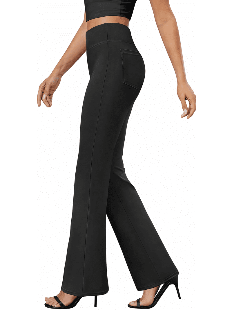 black bootcut dress pants women Olaglory Womens Yoga Pants Business Casual Work Pants for Women with Pockets High Waist Stretchy Trousers Pull On Office Slacks, while the signature Betabrand