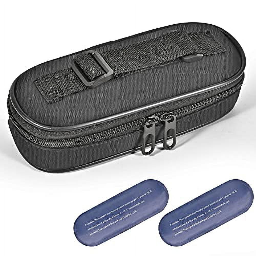 Olaismln Insulin Cooler Travel Case, Diabetic Travel Bag for Insulin
