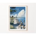 thumbnail image 1 of Oland Island Sweden Baltic Sea Coastal Path Nature Art, Unframed Paper Poster 8x10in, 1 of 4