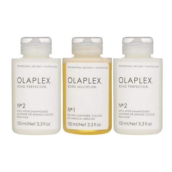 Olaplex Bond Multiplier No 1 3.3 oz and No 2 Bond Perfector 2 Liquids x 3.3 oz Each