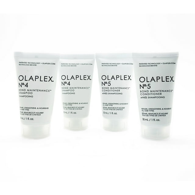 Olaplex Shampoo and Conditioner Set No. 4 & 5, Travel Size 1oz / 30ml