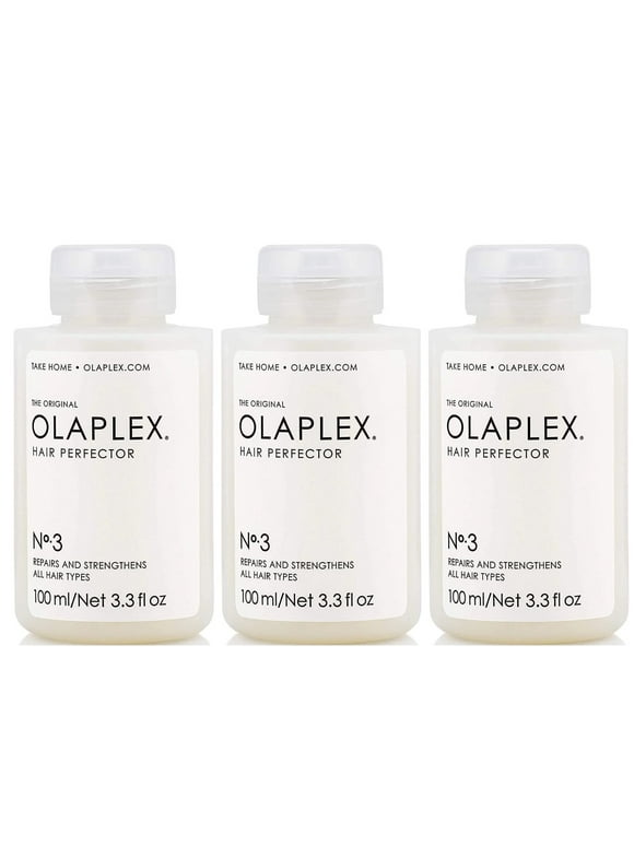 Olaplex Hair Perfector No 3 Repairs and Strengthens for all Hair Types Pack of 3, 3.3 oz Each