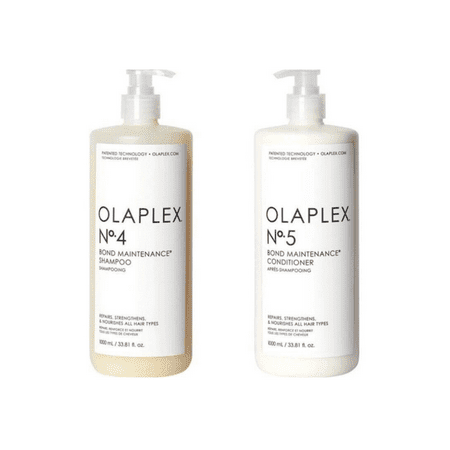 Olaplex No. 4 Shampoo & No. 5 Conditioner W/Pump 33.8 fl oz