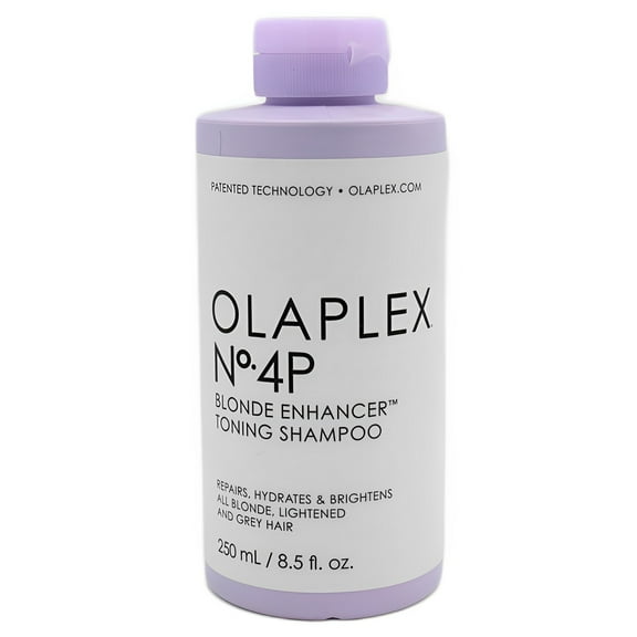 Olaplex No.4P Blonde Enhancer Toning Shampoo For All Blonde, Lightened, and Grey Hair 250ml/8.5oz