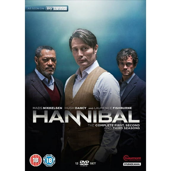Hannibal (Complete Seasons 1-3) - 12-DVD Box Set ( Hannibal - Seasons One, Two & Three (39 Episodes) ) [ NON-USA FORMAT, PAL, Reg.2 Import - United Kingdom ]