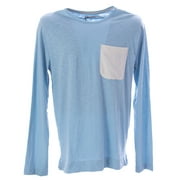 Olasul Men's Baha Long Sleeve T-Shirt, Small, Blue