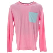 Olasul Men's Caracol Long Sleeve T-Shirt, Small, Pink