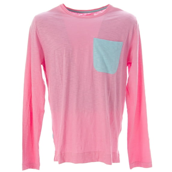 Olasul Men's Caracol Long Sleeve T-Shirt, Small, Pink