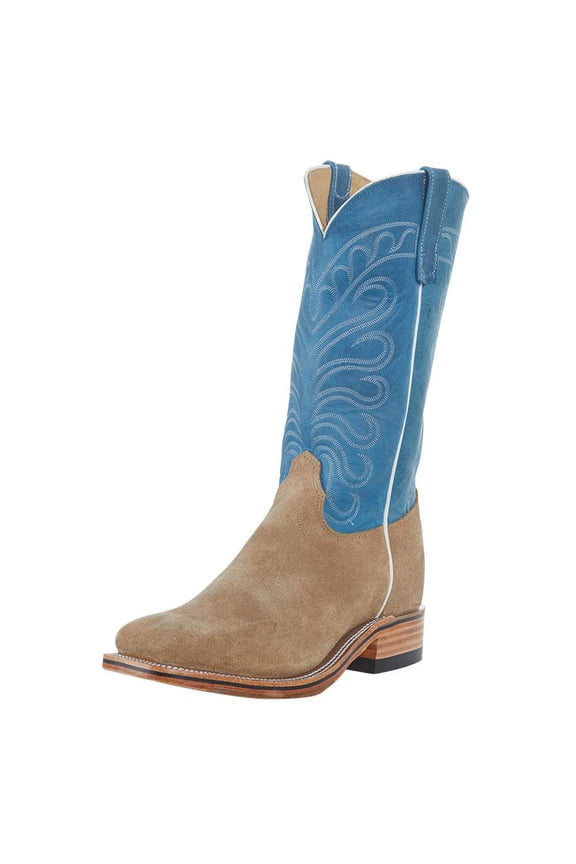 Boot Company Men`s Olathe Mesquite Beeswax Reverse 13` Danube Mad Dog Top Square Toe  8.5 D