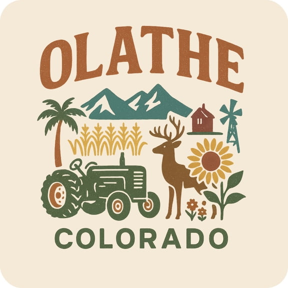 Olathe Colorado Keepsakes Souvenir Vinyl Sticker – Destination Travel Keepsake Collectible (3-Inches Wide)