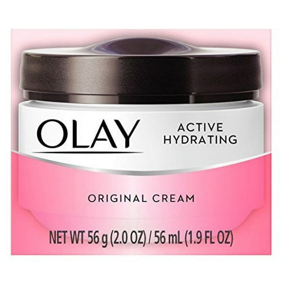 Olay Active Hydrating Cream Original Face Moisturizer, 1.9 oz, 3 Pack