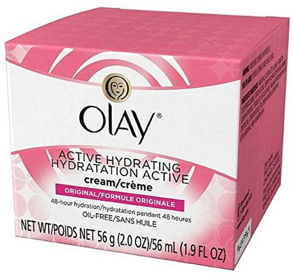 Olay Active Hydrating Cream Original Facial Moisturizer ( lines and