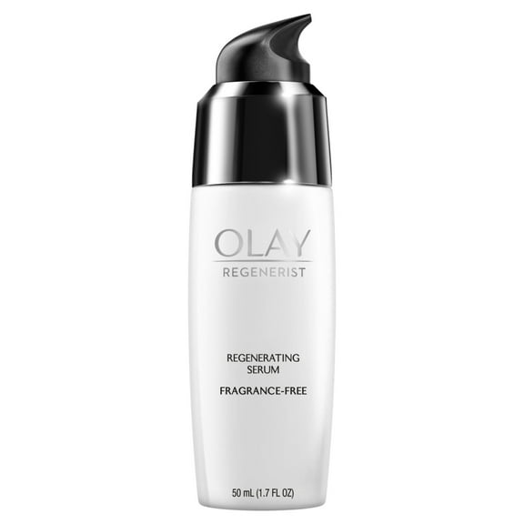 Olay Regenerist Regenerating Serum, Fragrance-Free, Light Gel Face Moisturizer, 1.7 fl oz
