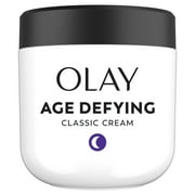 Olay Age Defying Classic Night Cream, Face Moisturizer 3.4 Oz