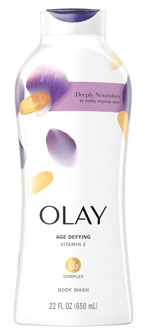 Olay Body Wash Vitamin E Age Defying 22oz (Pack of 3)