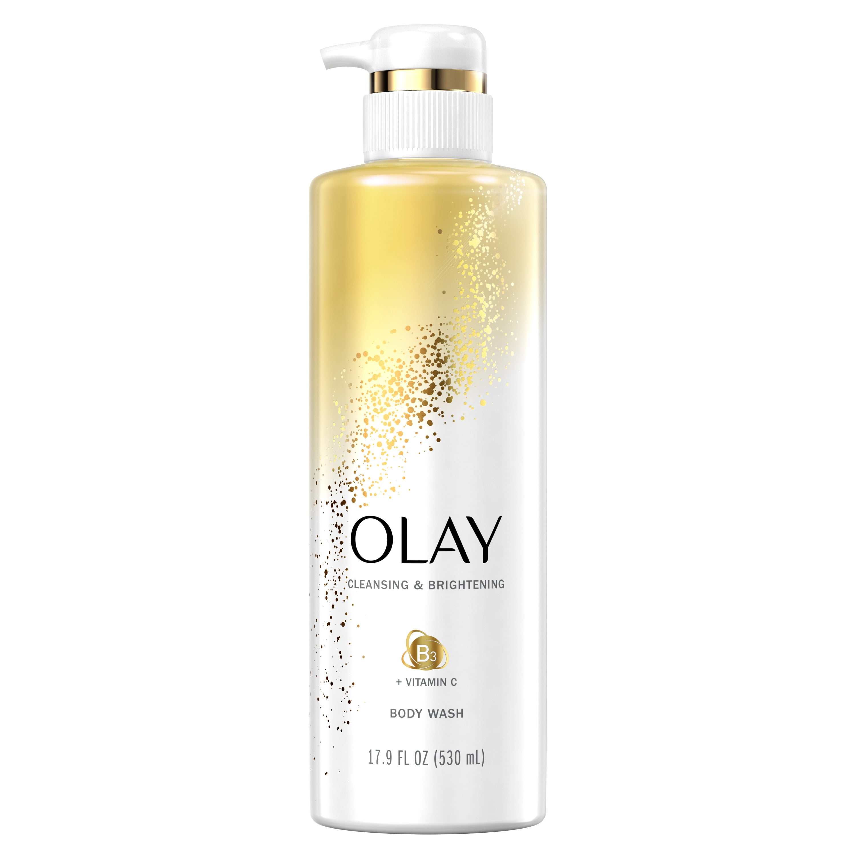 Olay Brightening Body Wash for Women with Vitamin C, 17.9 fl oz