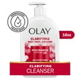 thumbnail interactive-video image 1 of Olay Clarifying Face Wash with Niacinamide, Fights Dryness in All Skin Types, 16 oz, 1 of 9
