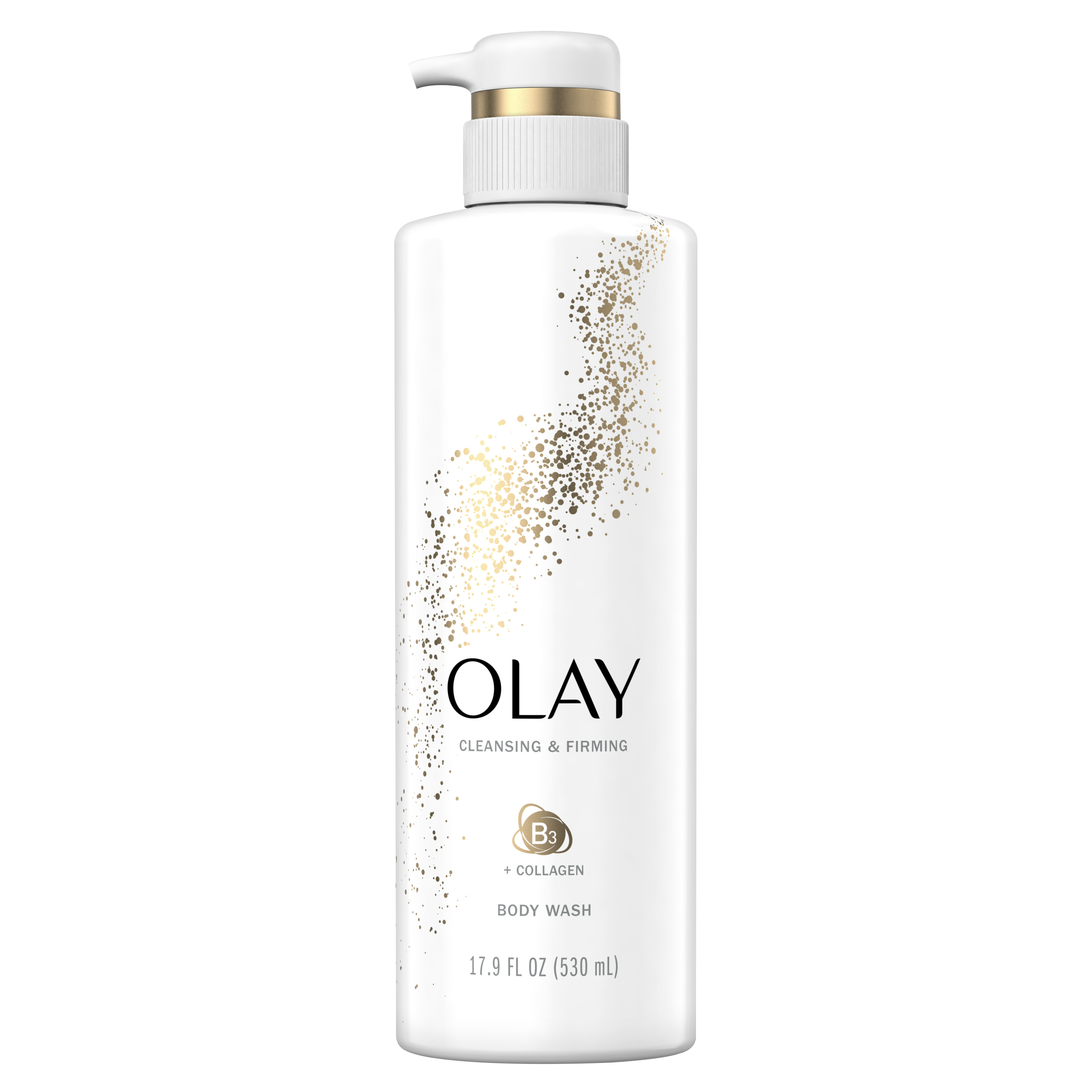 Olay Cleansing & Firming Body Wash with Vitamin B3 and Collagen, 17.9 fl oz - image 1 of 7