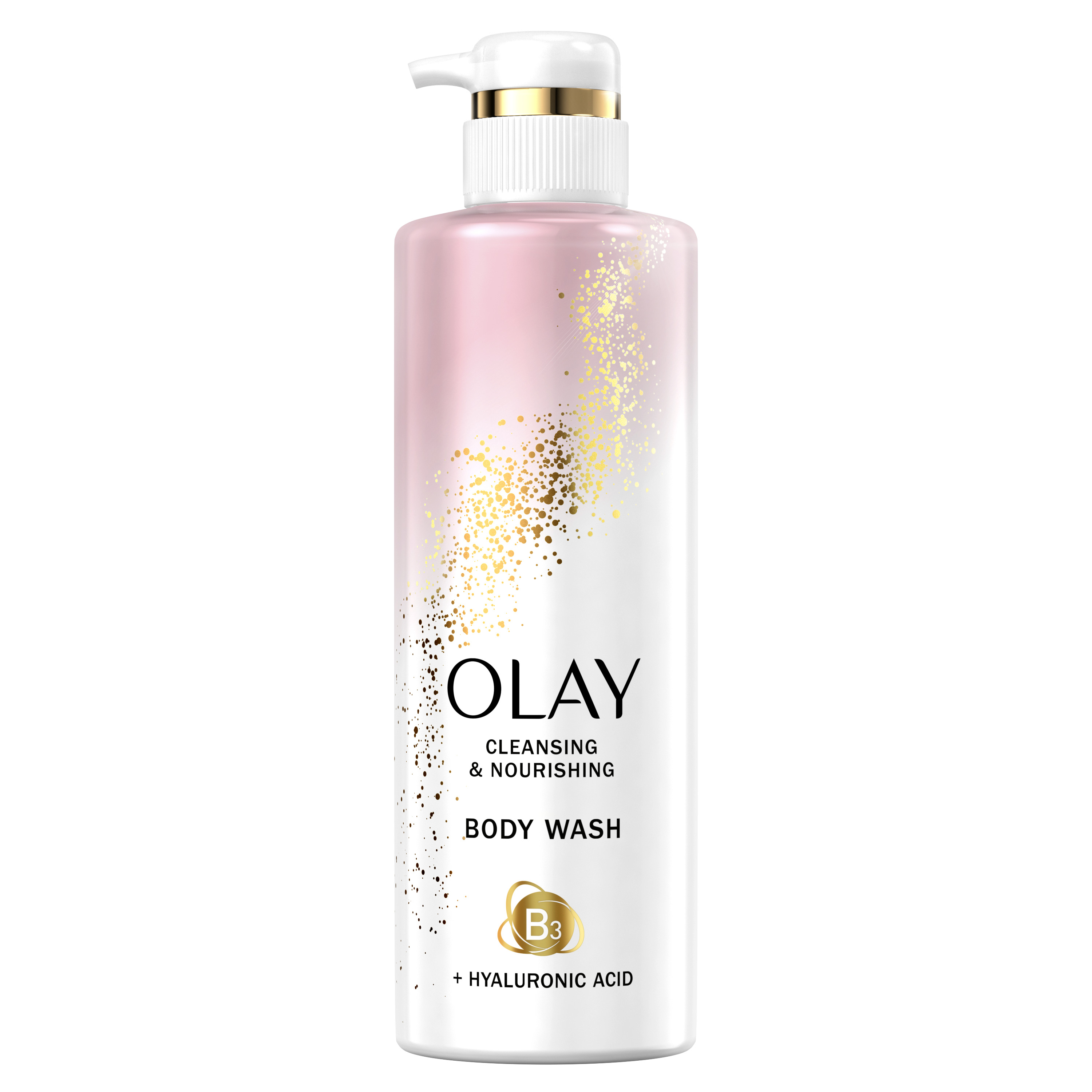 Olay Cleansing & Nourishing Body Wash with Vitamin B3 and Hyaluronic Acid, 17.9 fl oz - image 1 of 6