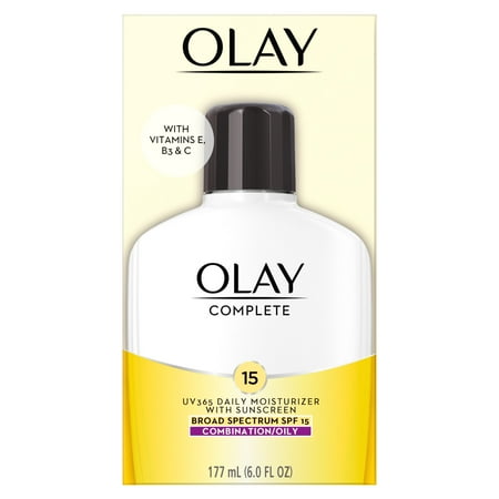 Olay Complete Daily Moisturizer for Oily Skin, SPF 15, 6 Fl Oz