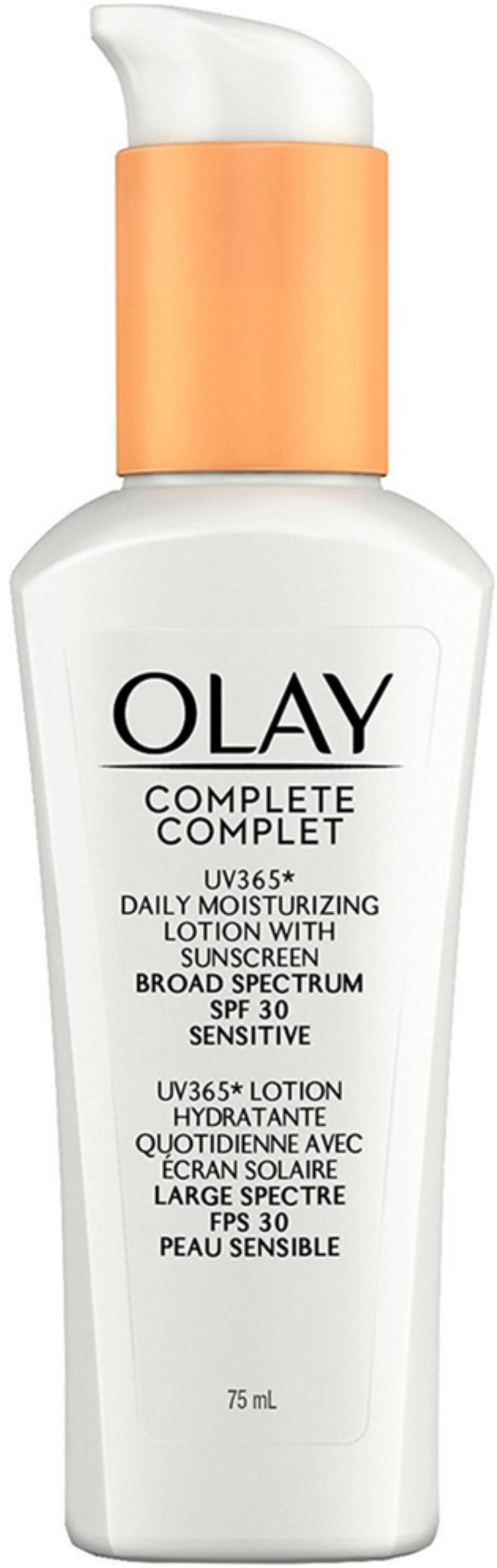 Olay Complete Defense Sensitive Skin Moisturizer SPF 30, 2.50 oz (Pack of 4)